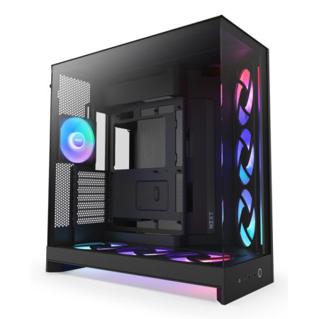 NZXT H9 Flow RGB+ (2025) korpusas juodas