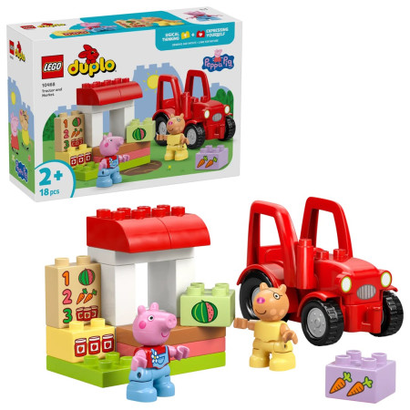 LEGO Duplo Peppa Piga 10468 Traktorius ir turgus
