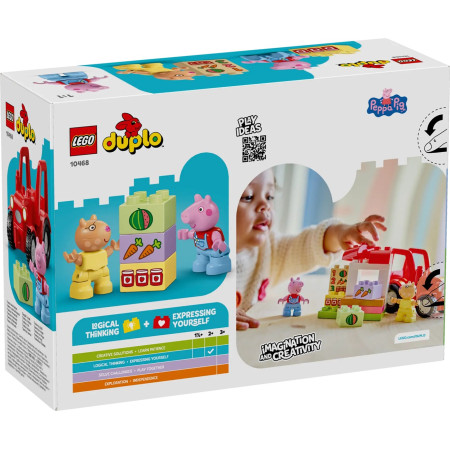 LEGO Duplo Peppa Piga 10468 Traktorius ir turgus