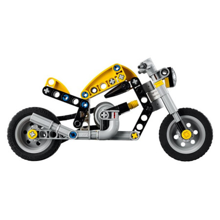 LEGO Technic 42225 Geltonas motociklas