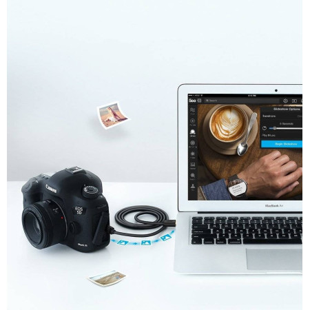 UGREEN USB kabelis Mini USB, 2m (juodas)