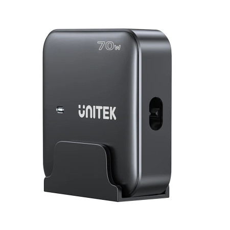 Unitek GaN 70W greita įkroviklis, 2xUSB-A, 2xUSB-C
