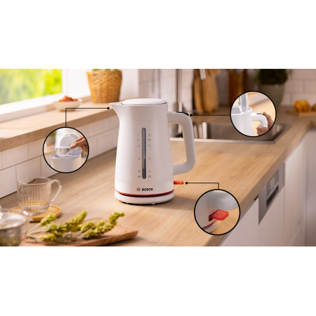 Bosch TWK3M121 MyMoment 2400 W elektrinis virdulys baltas