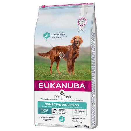 Eukanuba Daily Care Adult Sensitive Digestion - sausas šunų maistas - 12 kg