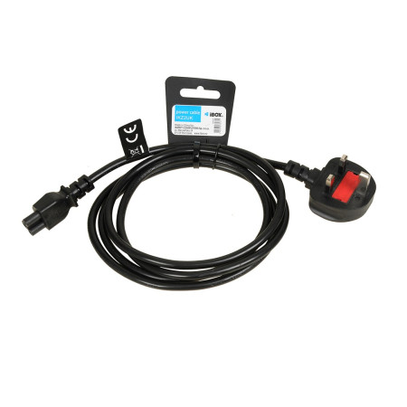 iBOX maitinimo kabelis nešiojamiesiems kompiuteriams 1,8 m UK kištukas