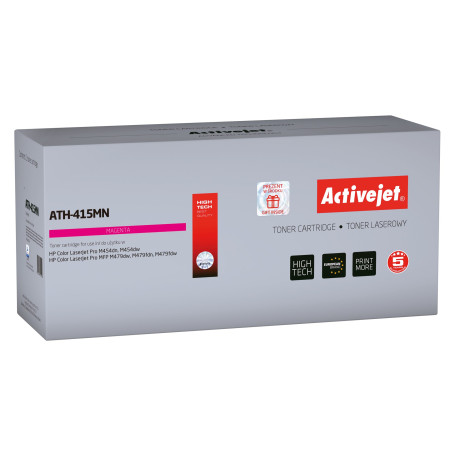 Activejet violetinis toneris ATH-415MN (pakaitalas HP 415A W2033A)