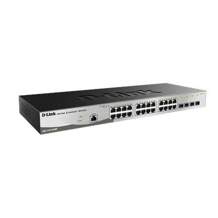 D-Link | Metro Ethernet Switch | DGS-1210-28/ME | Managed L2 | Rack mountable | Gigabit Ethernet (copper) ports quantity 24 | SF