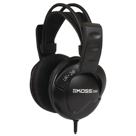 Koss | Headphones DJ Style | UR20 | Wired | On-Ear | Black | Noise canceling
