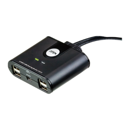 Aten 2-Port USB 2.0 Peripheral Sharing Device | Aten | USB 2.0 | 2 x 4 USB 2.0 Peripheral Sharing Switch