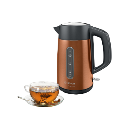 Bosch | Kettle | TWK4P439 | Electric | 2400 W | 1.7 L | Stainless steel | 360° rotational base | Copper