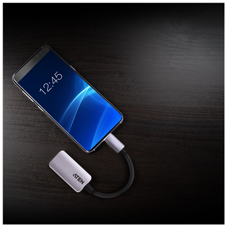 Aten | USB-C to HDMI 4K Adapter | HDMI Female | USB-C Male | USB-C to HDMI