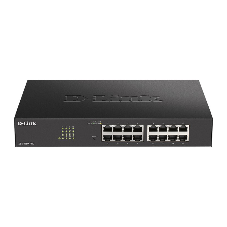 D-Link | Smart Managed Switch | DGS-1100-16V2 | Managed | Desktop | Power supply type 100 to 240 V AC, 50 to 60 Hz Internal