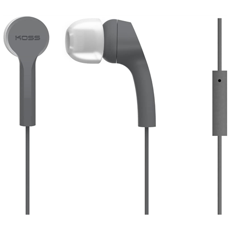 Koss | Headphones | KEB9iGRY | Wired | In-ear | Microphone | Gray