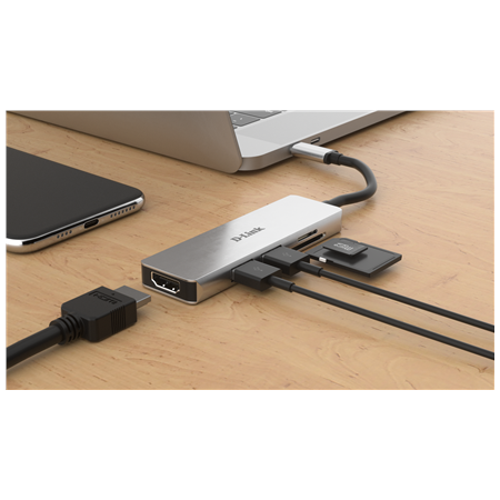 D-Link | 5-in-1 USB-C™ Hub with HDMI and SD/microSD Card Reader | DUB-M530 | USB Type-C