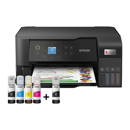 Epson Multifunctional printer | EcoTank L3560 | Inkjet | Colour | Inkjet Multifunctional Printer | A4 | Wi-Fi | Black