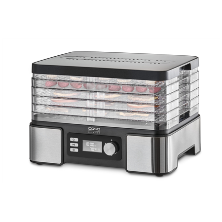 Caso | Food Dehydrator | DH 450 | Power 370-450 W | Number of trays 5 | Temperature control | Integrated timer | Black/Stainless