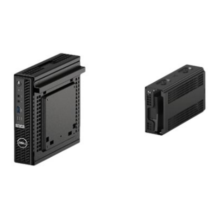 Dell | OptiPlex Micro and Thin Client Dual VESA Mount w/Adapter Bracket | Black