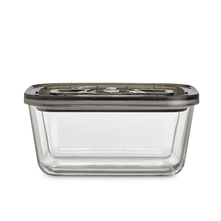 Caso | Glass Vacuum Container with Plastic Lid | VacuBoxx Eco L | Transparent