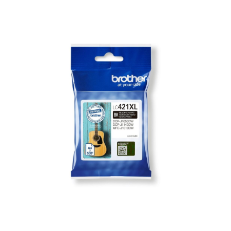 Brother LC421XLBK Ink Cartridge, Black | Brother Brother LC | LC421XLBK | Brother LC421XLBK - High Yield - black - original - in