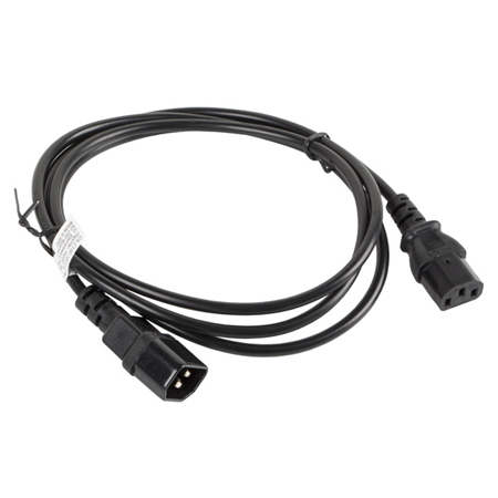 Lanberg | IEC 320 C13 to C14 Cable | CA-C13E-10CC-0018-BK