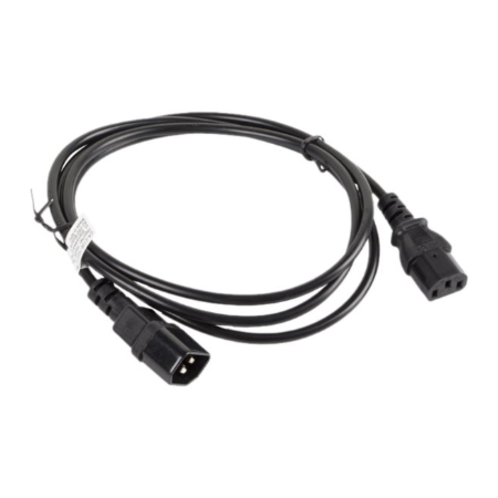 Lanberg | IEC 320 C13 to C14 Cable | CA-C13E-10CC-0018-BK