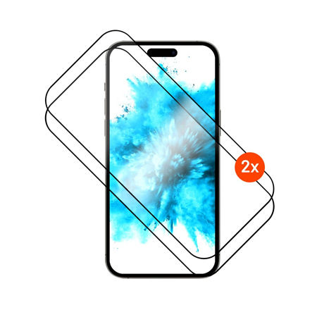 Fixed Screen protector | Apple | iPhone 17 | Tempered glass | Black | Full Cover 2.5D