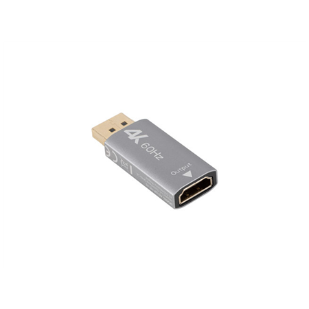 Lanberg Displayport (M) to HDMI (F) Adapter 4K, Silver | AD-DP-HD-01