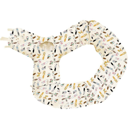 ZOLUX Zabawka dla kota tunel Y wzór koty i myszy CHATOUILLE 40x29x7 cm