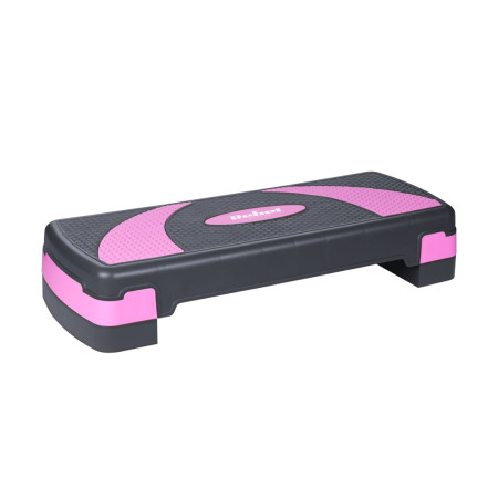 REBEL ACTIVE laipteliai aerobikai ir fitneso pratimams, 3 lygiai, pilkai violetiniai