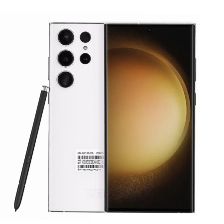 „Samsung Galaxy S23 Ultra S918B DS 8/256 GB“ baltas (REMADE) 2Y Remade / Atnaujinta