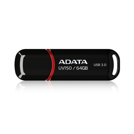 ADATA 64GB DashDrive UV150 USB atmintukas USB A tipo 3.2 Gen 1 Juodas
