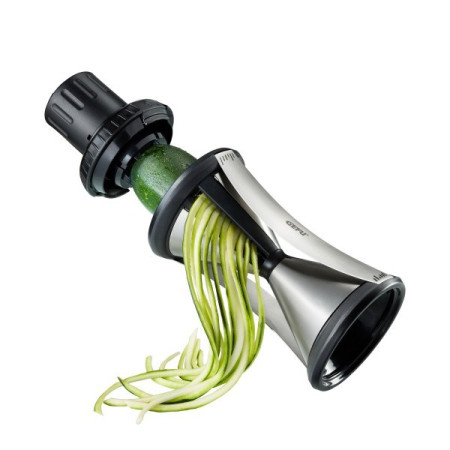 GEFU SPIRELLI XL pjaustyklė Rankinis Juoda, Nerūdijančiojo plieno Plastikas, Nerūdijančiojo plieno