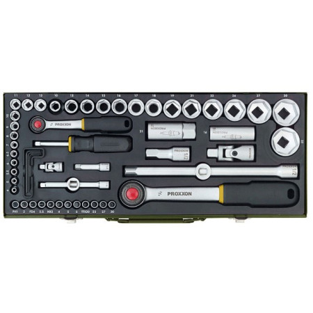 Proxxon 23 040 Lizdinių veržliarakčių rinkinys 56 vnt