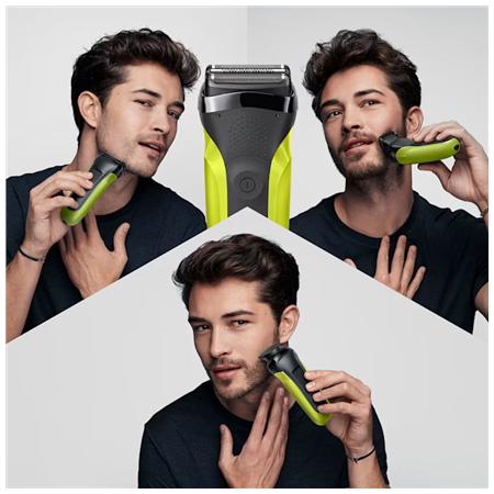 Braun | Shaver | 300BT | Operating time (max) 30 min | NiMH | Green