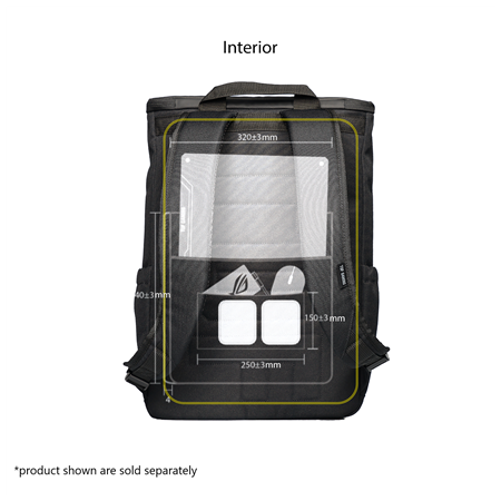 Asus BP4701 ROG BACKPACK/15_17 | Asus BP4701 | Notebook carrying backpack | Fits up to size 17 " | Backpack | Black