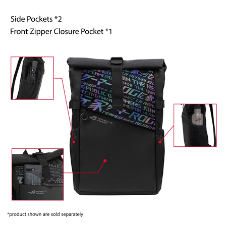 Asus BP4701 ROG BACKPACK/15_17 | Asus BP4701 | Notebook carrying backpack | Fits up to size 17 " | Backpack | Black