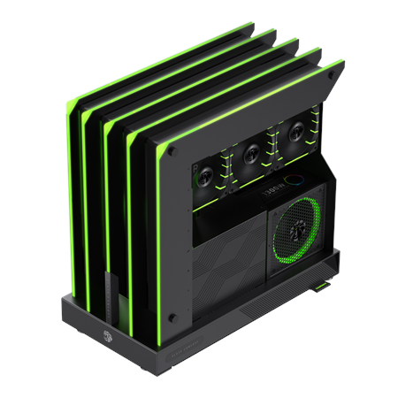 Gamemax Case | BLADE CONCEPT | Black | ATX | Power supply included No