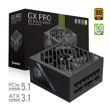 Gamemax PSU | GX PRO 1250G | 1250 W | Gold | Full Modular