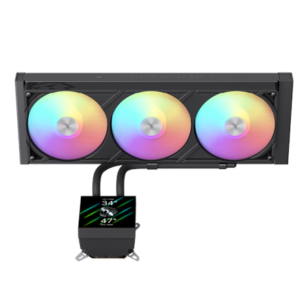 Gamemax CPU Liquid Cooler | GLACIER 360 LCD BK | Intel, AMD