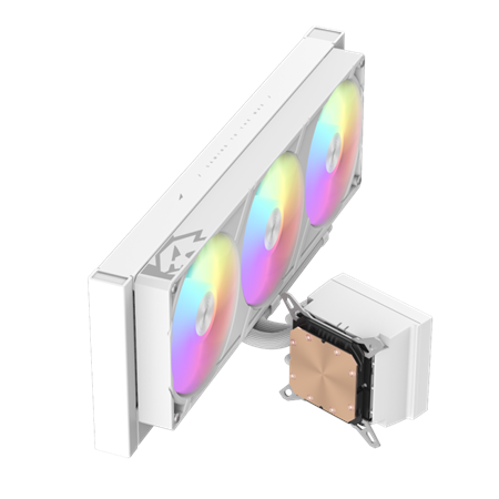 Gamemax CPU Liquid Cooler | GLACIER 360 LCD WH | Intel, AMD