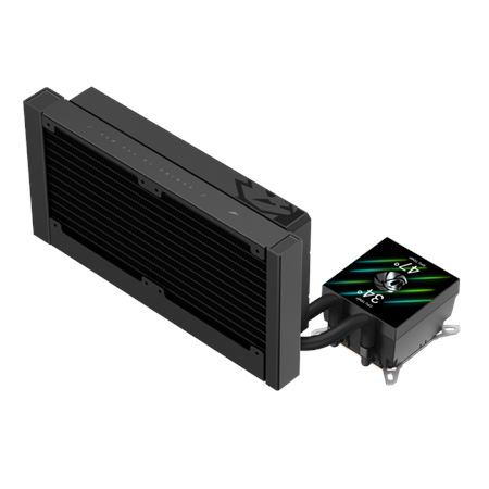 Gamemax CPU Liquid Cooler | GLACIER 240 LCD BK | Intel, AMD