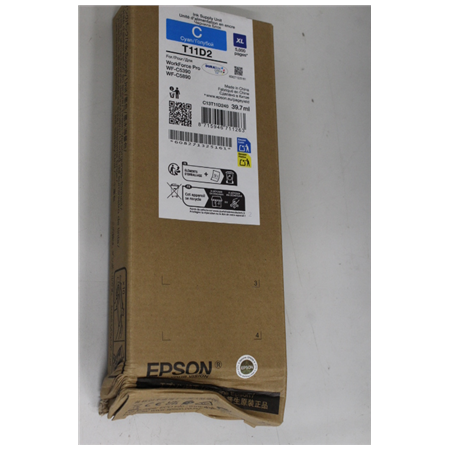 SALE OUT. Epson Singlepack Ink Cartridge XL Cyan | SALE OUT. Epson C13T11D240 | Ink cartrige | Cyan | DAMAGED PACKAGING