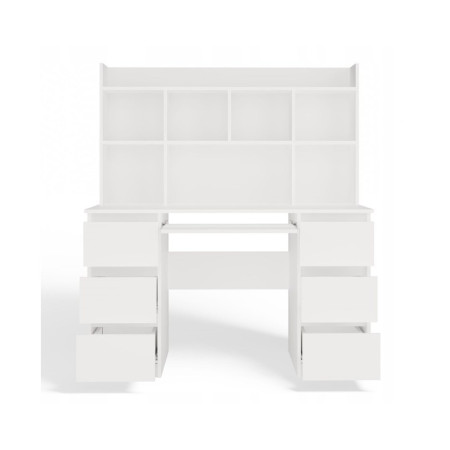 KUBA rašomasis stalas + prailginimo dalis, balta