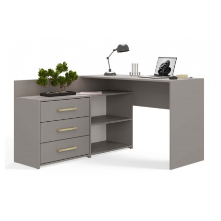 Dany kampinis stalas, molio spalvos rinkinys