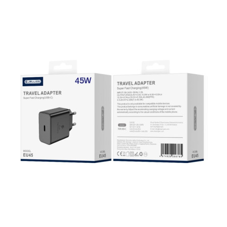 Įkroviklis Jellico EU45 45W USB-C baltas