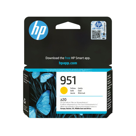 HP 951 Geltonas Originalus Rašalo Kasetė