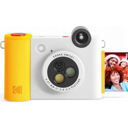 Kodak SMILE+ Momentinis fotoaparatas, 2x3'', Geltona