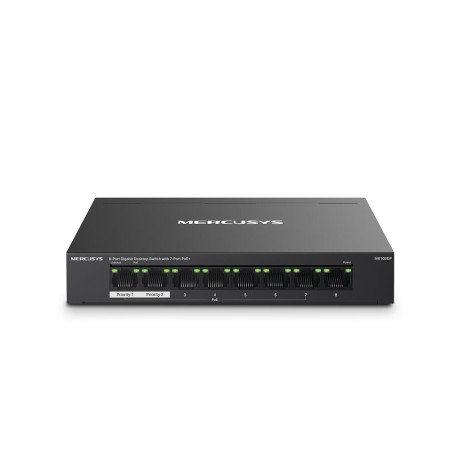 Mercusys MS108GP 8-Port Desktop Switch su 7 PoE+ Prievadais