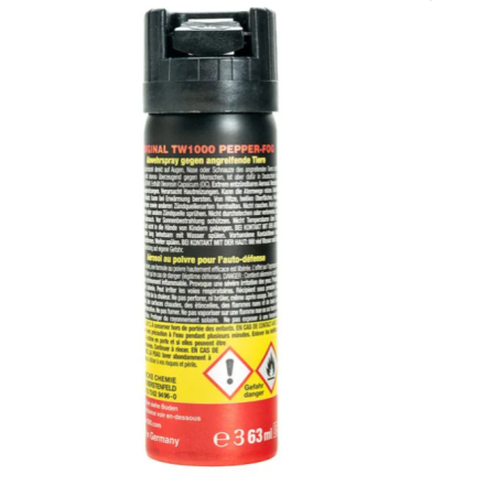 Pipirinis purškalas TW 1000 PEPPER-FOG 63 ml - kūgis/debesis