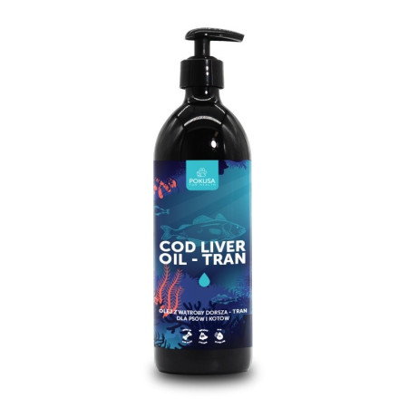 copy of POKUSA Cod liver oil - menkės kepenų aliejus šunims ir katėms – 500ml